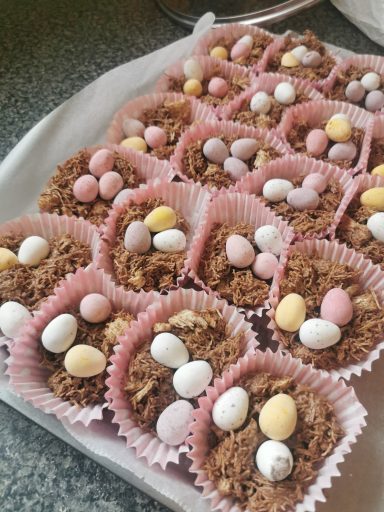 Easter Nest Cakes
