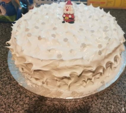 Ho Ho Ho Traditional Christmas cake
